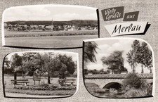 Merlau Mücke AK 1967 Mehrbild