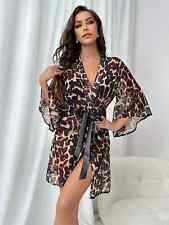 Leopard Kimono Gürtel