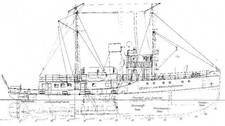 Bauplan Motorschiff