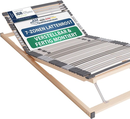 Zonen lattenrost verstellbar - 7,