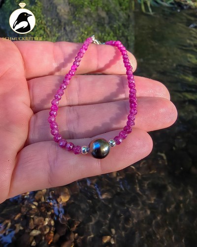 Tahitiperlen collier mit - tahitiperlen-collier,