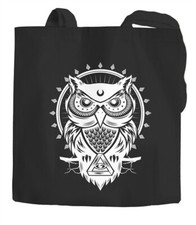 Jutebeutel coole Eule Owl
