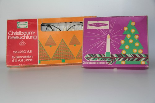 Vintage christbaumbeleuchtung - vintage,