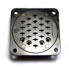 Hirschmann Geräte-Buchse Meb 240, 24-polig f. Oldtimer Auto-Radio / Jukebox