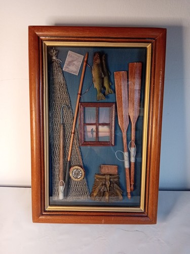 Vintage holz schlüsselschrank - holz,