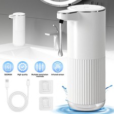 400ML Seifenspender Automatisch, 4 Modi Elektrischer Seifenspender Mit Sensor