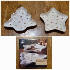 TCM 🎄2 kleine Gebäckschälchen Teller Neuwertig Weihnachten Tchibo Tellerchen
