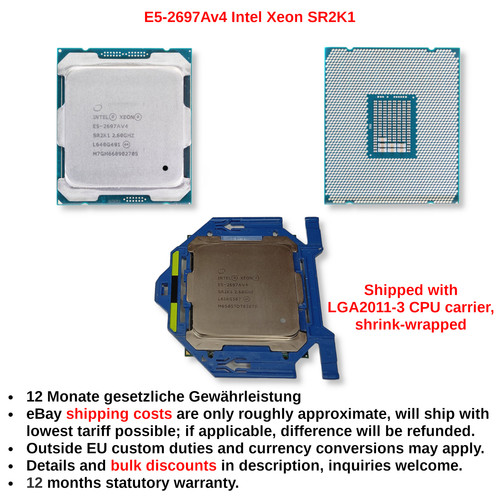 Intel xeon 2697av4 sr2k1 - intel,