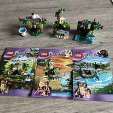 Lego Friends 41044 Papagei, 41046 Bär, 41048 Löwenbaby vollständig Mit Anleitung