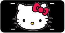 Hello Kitty Black Aluminum Car