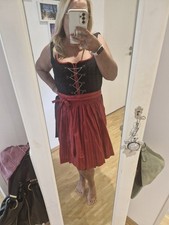 Mini Dirndl Von Landhaus GR. 36, Schwarz/rot