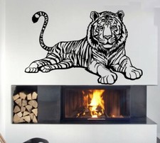 Wandtattoo Wandaufkleber Tiger liegend Löwe 549