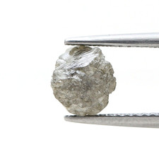 Grobem Diamant 1.85tcw Gräulich Gelb Funkelnde Natur Irregular Form für Juwelen