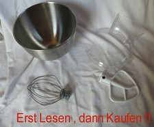  Kitchen Aid classic Teile zur Auswahl Schüssel Rührbesen Knethaken Spritzschutz