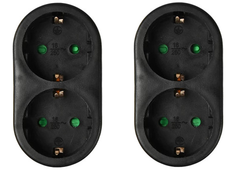 Doppelstecker - 2x,