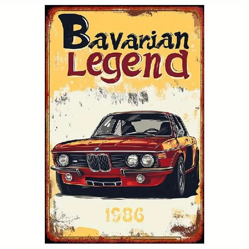 Blechschild bmw bavarian - bmw,