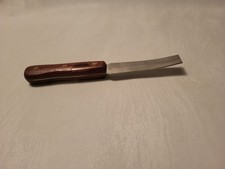 TECHN Kittmesser mit Holzheft und stumpfer, gebogener, durchgehender Klinge