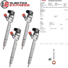 4x 0445110072 Einspritzdüse Injektor Mercedes-Benz C200 E220 CDI A6110700987