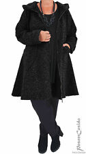 LAGENLOOK Boucle Jacke Mantel petrol XL-XXL-XXXL 44 46 48 50 52 54 56 58