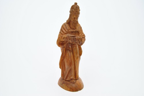 Heiliger mit truhe holz - mit,