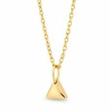 Collier Halskette Dreieck Gold