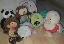Nici Kuscheltiere Hase Igel Eule Vogelküken Robbe Panda Schildkröte Stofftiere