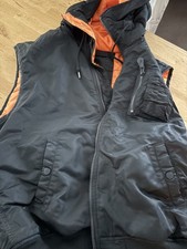Hooded MA-1 Vest Weste Bomberjacke MA 1 Alpha Industries