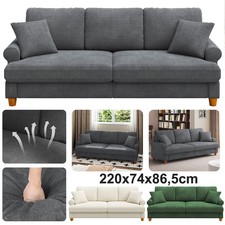 Chenille-stoff Sofa 3 Sitzer