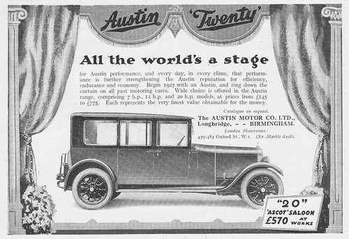 Austin motor cars the - motor, '20'