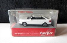 Herpa Modellautos 1:87, Audi 90 Quattro Coupe weiß High Tech, 2520, Zubehör, OVP