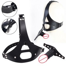 Ball-Mund-Knebel Maske Knechtschaft Geschirr Zurückhaltung Fetisch Tool NEU ！！！