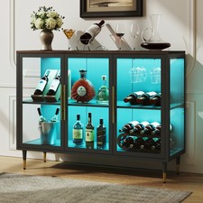 Wine bar cabinet - cabinet, led