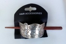 (15) Schmuck Modeschmuck  Haarschmuck Haarstab? Ind. Elefant NEU