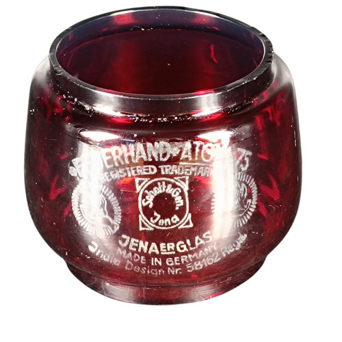 Ersatzglas glas rot feuerhand - glas,