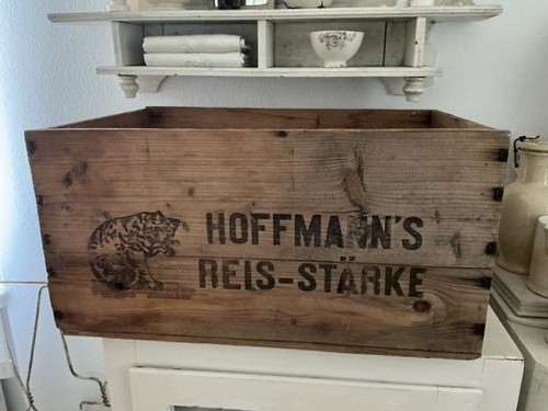 Alter holzkiste hoffmann - holzkiste, s