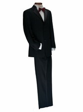 3-Knopf Smoking Sakko & Hose im Mix Gr. 24 - 118 Wilvorst Anzug black tie