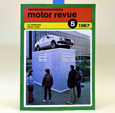 CSSR Motor-Revue Motorrevue 5 1987 Jawa Skoda Velorex Six Days Tatra T 815 Prag