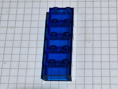 Lego 1x2 hoch transparent - , 3065