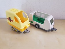 Lego Duplo Anhänger  Wohnwagen Pferdeanhänger Camper