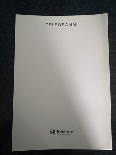 Telegramm deutsche post - telegramm,