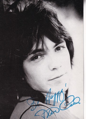 Autogramm david cassidy - autogramm,