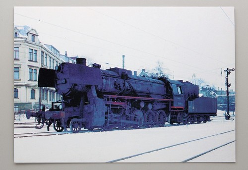 Postkarte dampflok 52 - -, 6431