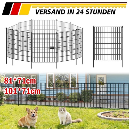 Teichzaun gartenzaun 5tlg - teichzaun,