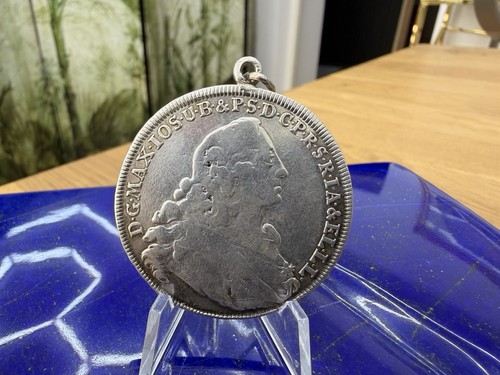 Antiker silber münzanhänger - silber,