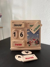 Holz Lernkalender für Kinder