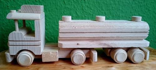 Tankwagen holzspielzeug - -,