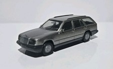 Herpa H0 1:87 PKW MB MERCEDES W124 300TE Kombi FAHRZEUG DUNKELGRAU METALLIC