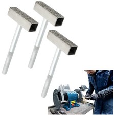 Drei Diamant-Schleifscheibenabrichter in Silber mit ergonomischem Griff