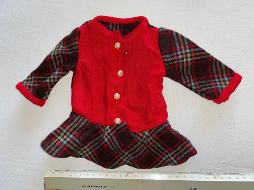 Puppenkleid mit knöpfen - puppenkleid, alt