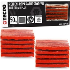 100x REPARATURSTOPFEN REIFEN FLICKEN VULKANISIERUNGSSTREIFEN REIFENREPARATUR